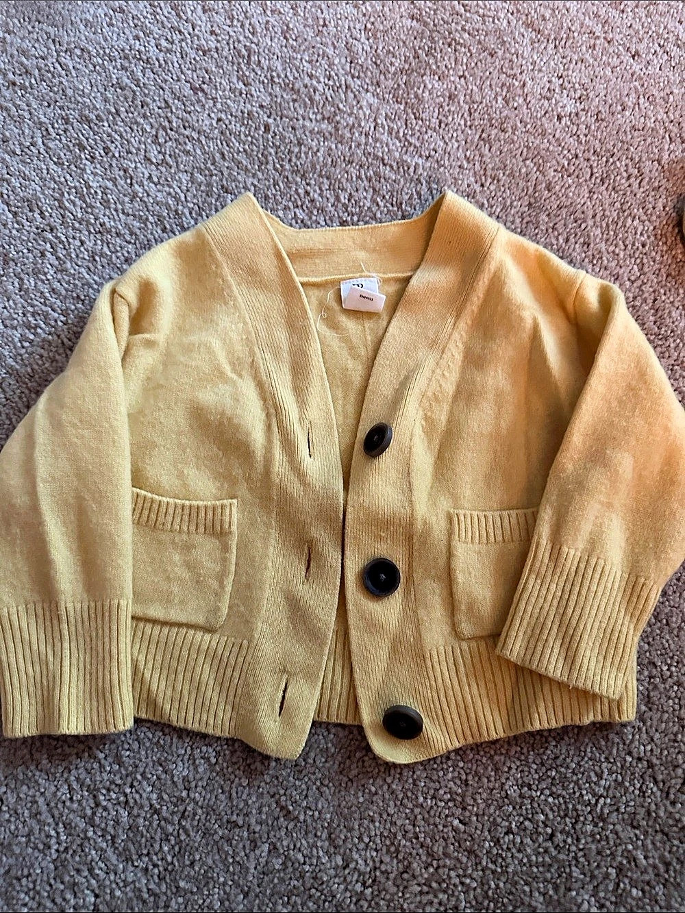 Banana republic  Cashmere  Cardigan in Yellow size 12-18 months